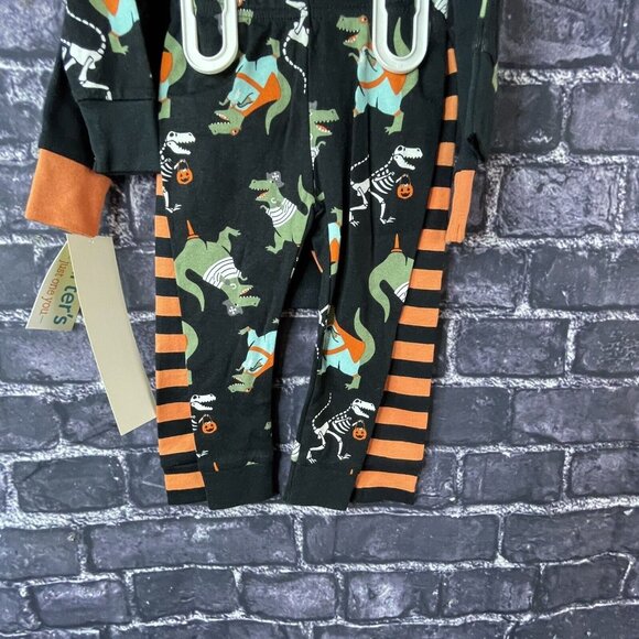 Carter's 12M Toddler Halloween Dinosaur 4pc Snug Fit Pajama Sets Just One You - Picture 11 of 12